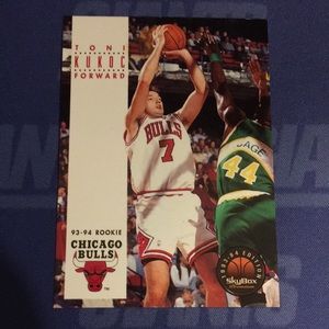 Toni Kukoc sky box 93-94 rookie card